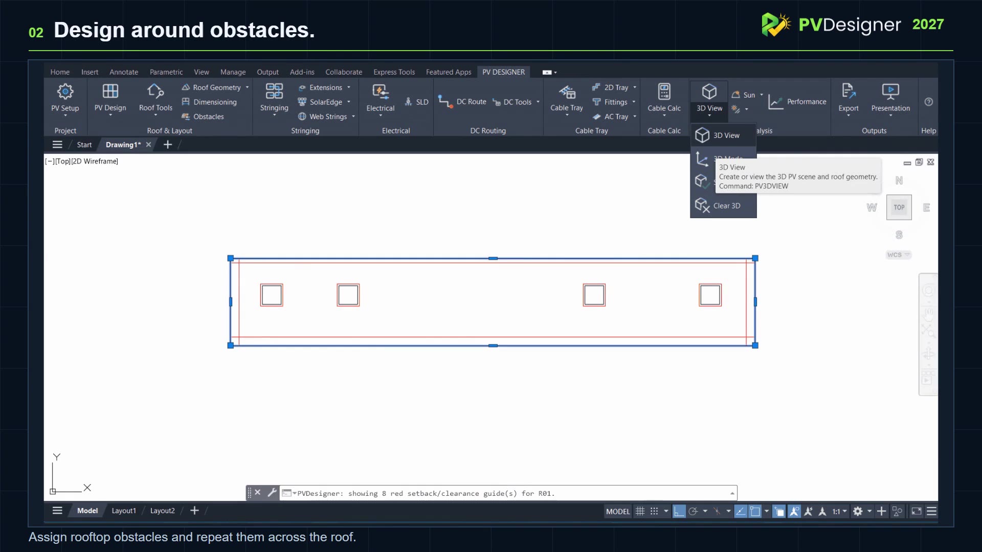 PVDesigner AutoCAD product showcase preview